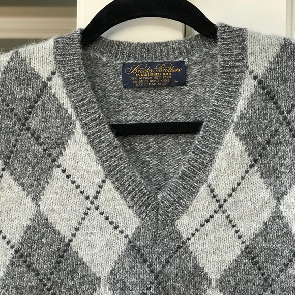 NWOT Brooks Brothers Wool Sweater Vest - Picture 4 of 6